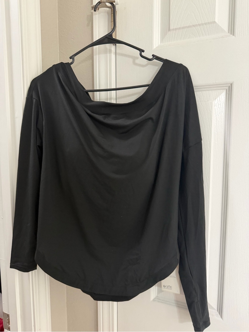 NWT Halara One Shoulder Long Sleeve Thumbhole Yoga Shirt